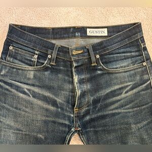 Gustin Men's Skinny Jeans - Dark Blue